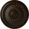 Ekena Millwork Brunswick Ceiling Medallion (Fits Canopies up to 4 1/2"), Hand-Painted Bronze, 27"OD x 2 1/2"P CM27BRBZS - alternate 1